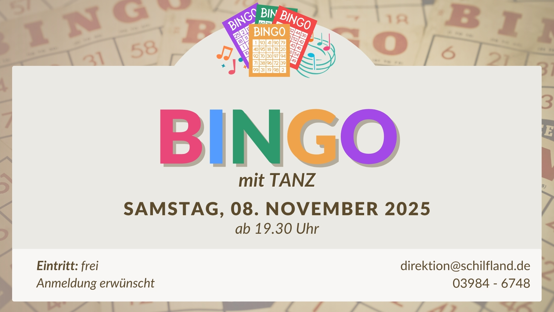 BINGO mit TANZ